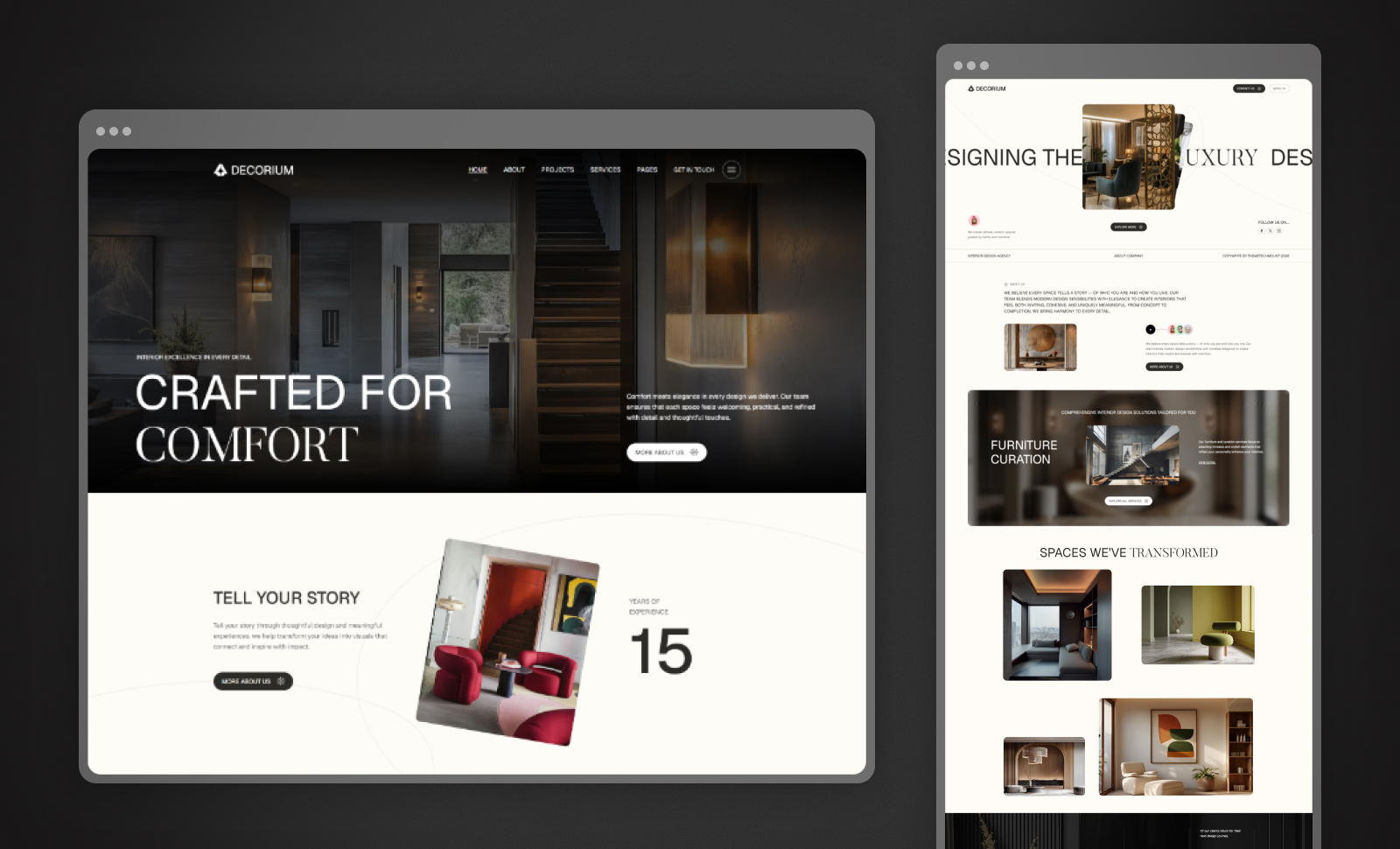 Decorium Webflow Template