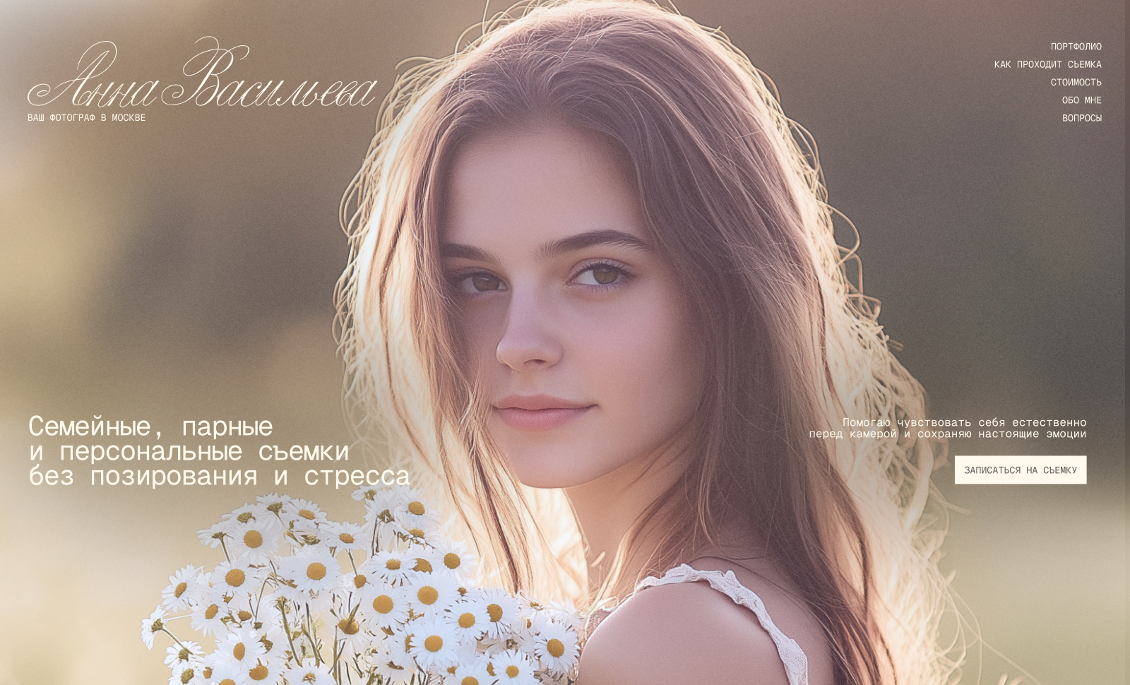 Photographer Anna Vasilyeva