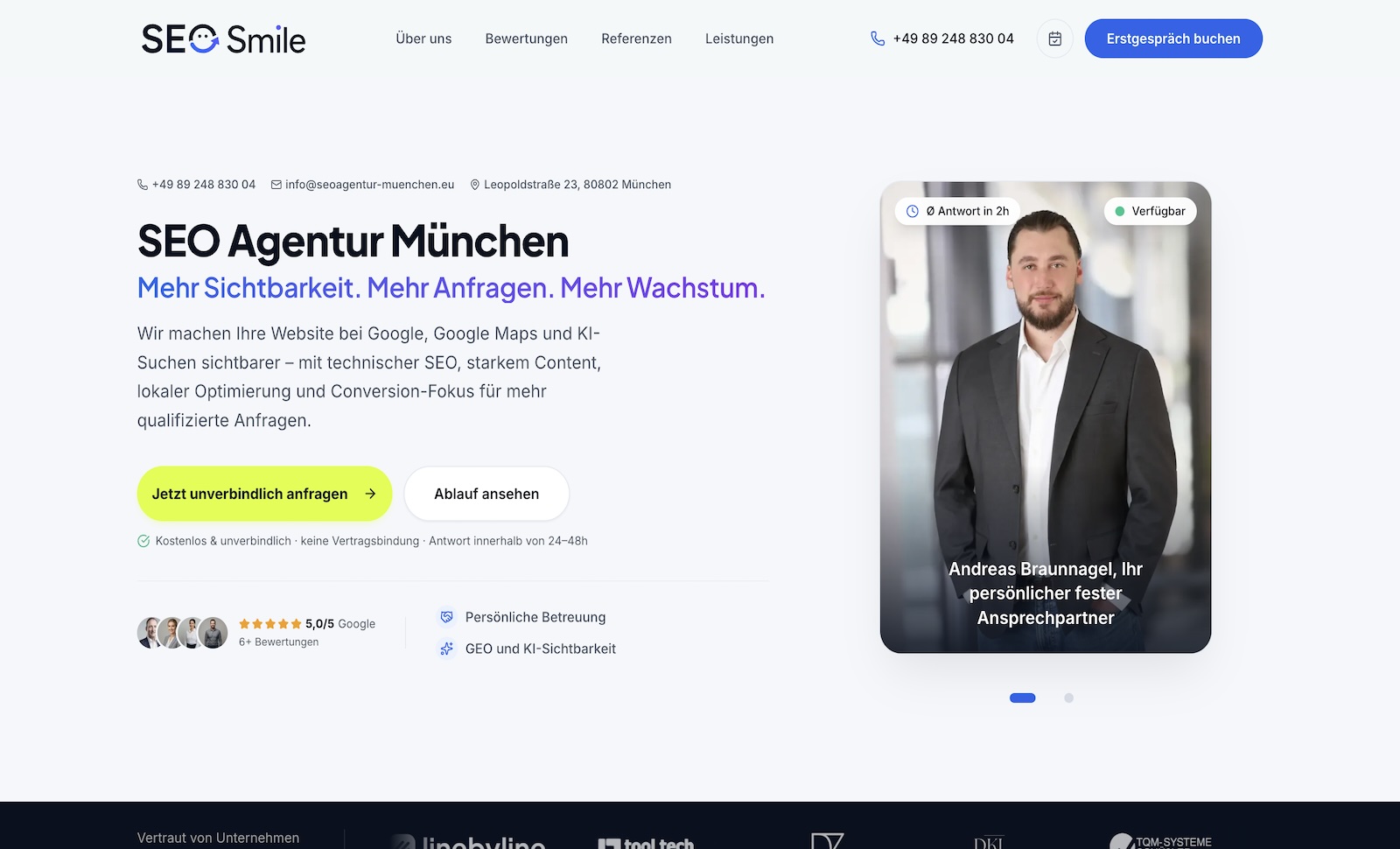 SEO Smile Agentur Muenchen