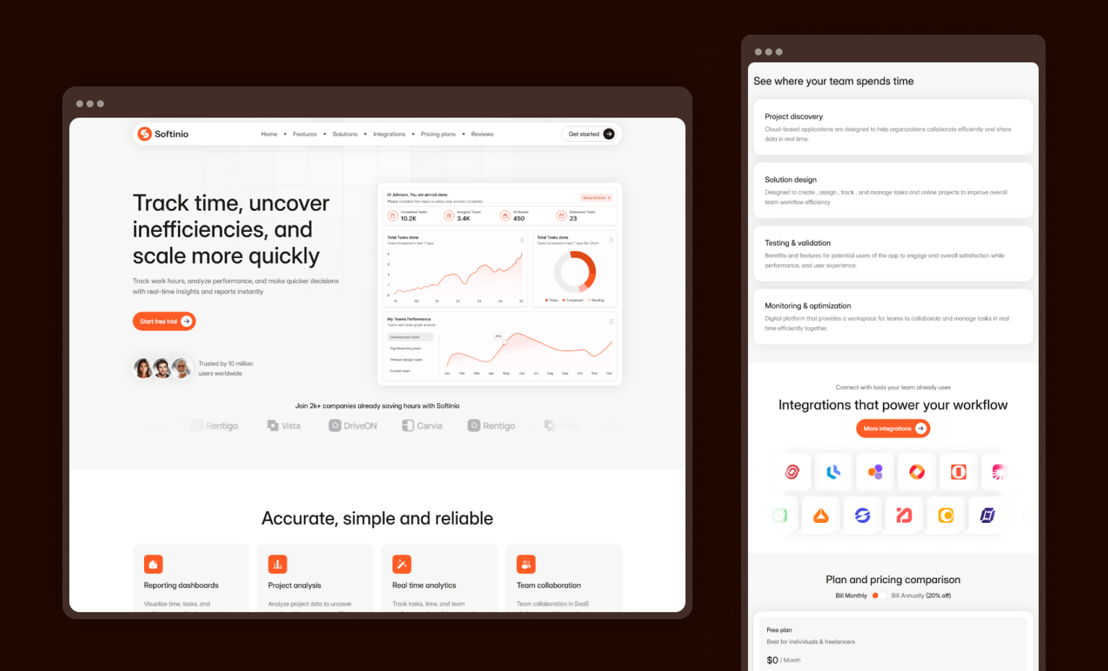Softinio Framer Template