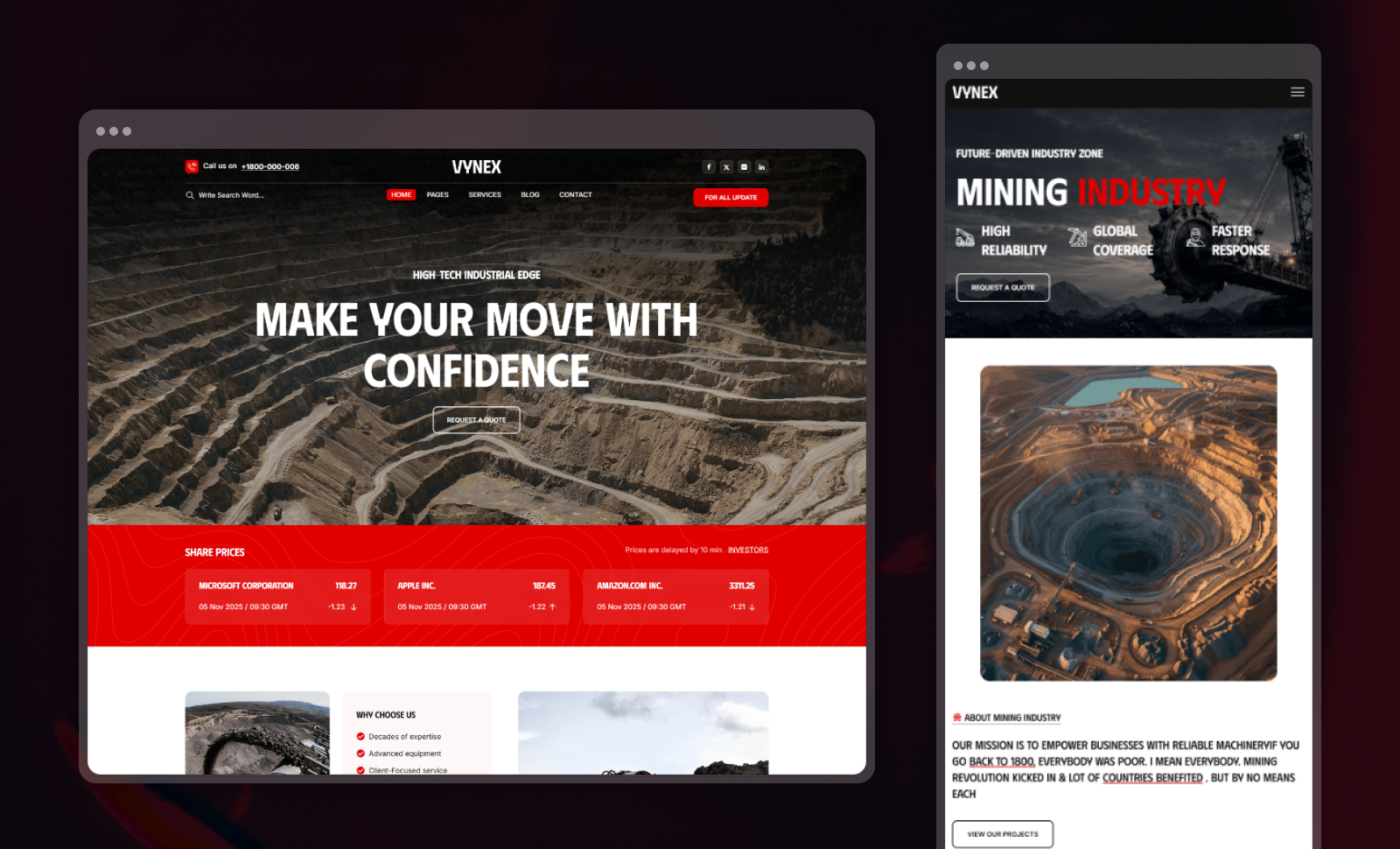 Vynex WordPress Theme