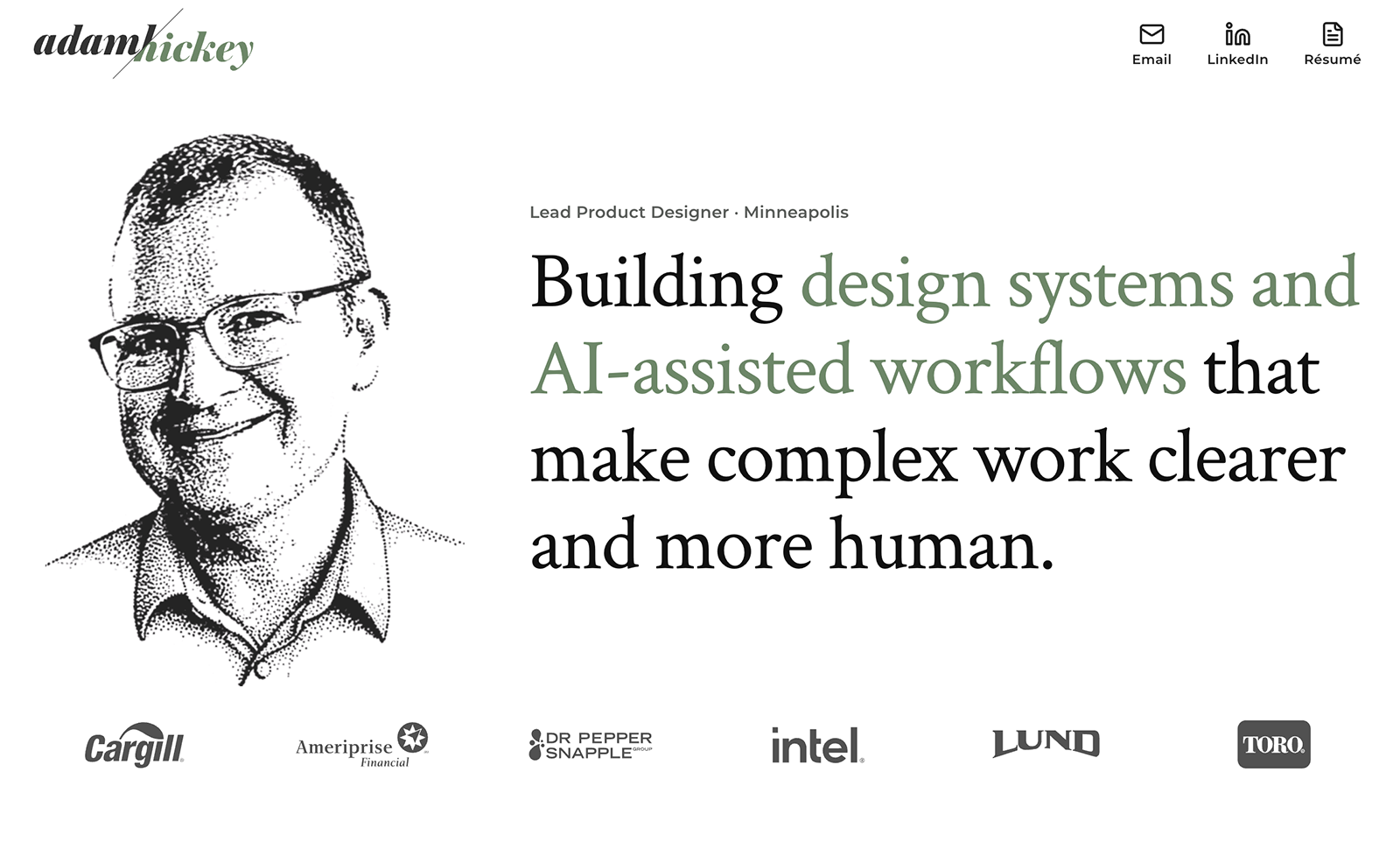 Adam Hickey Lead Product Design Portfolio