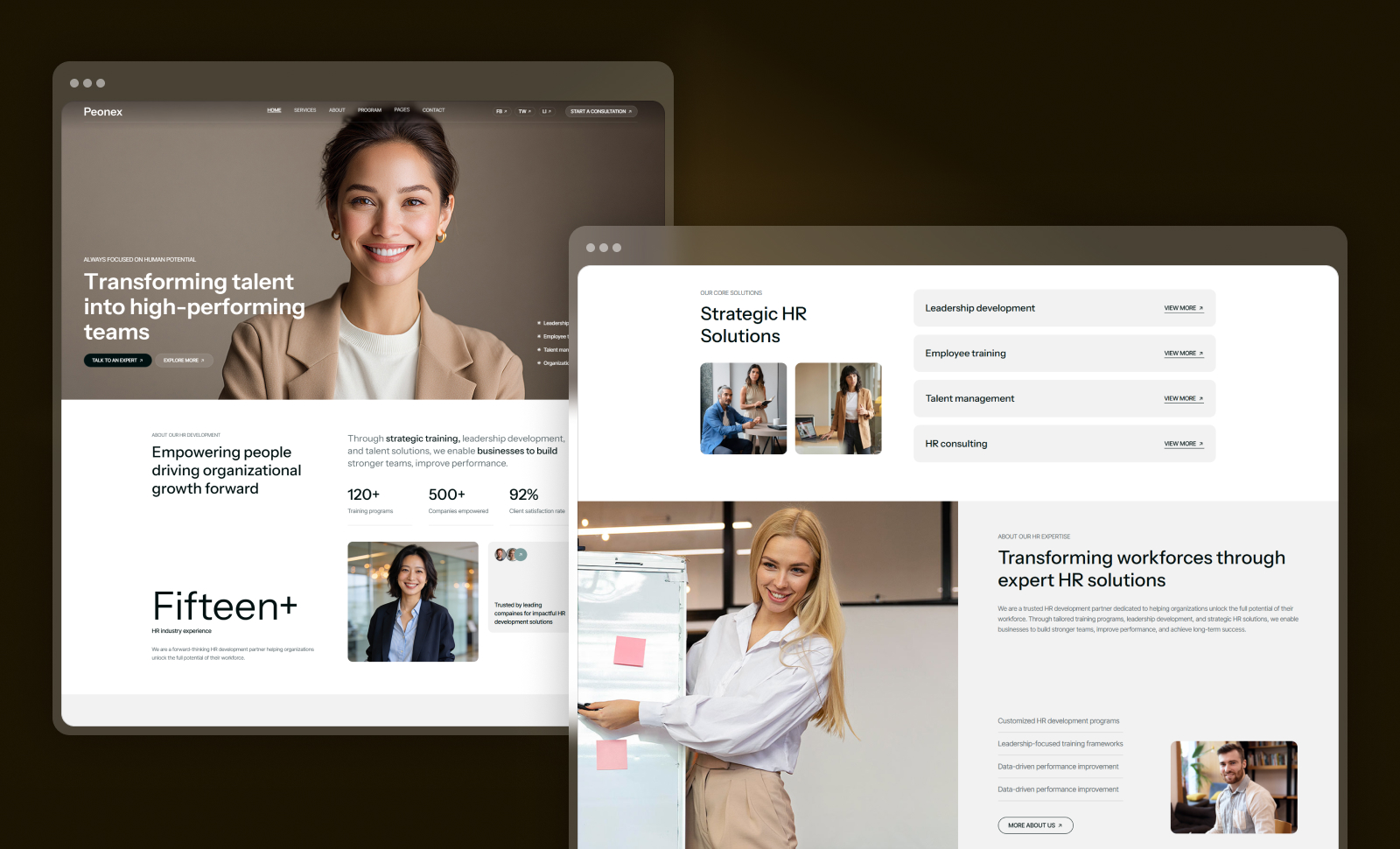 Peonex Webflow Template