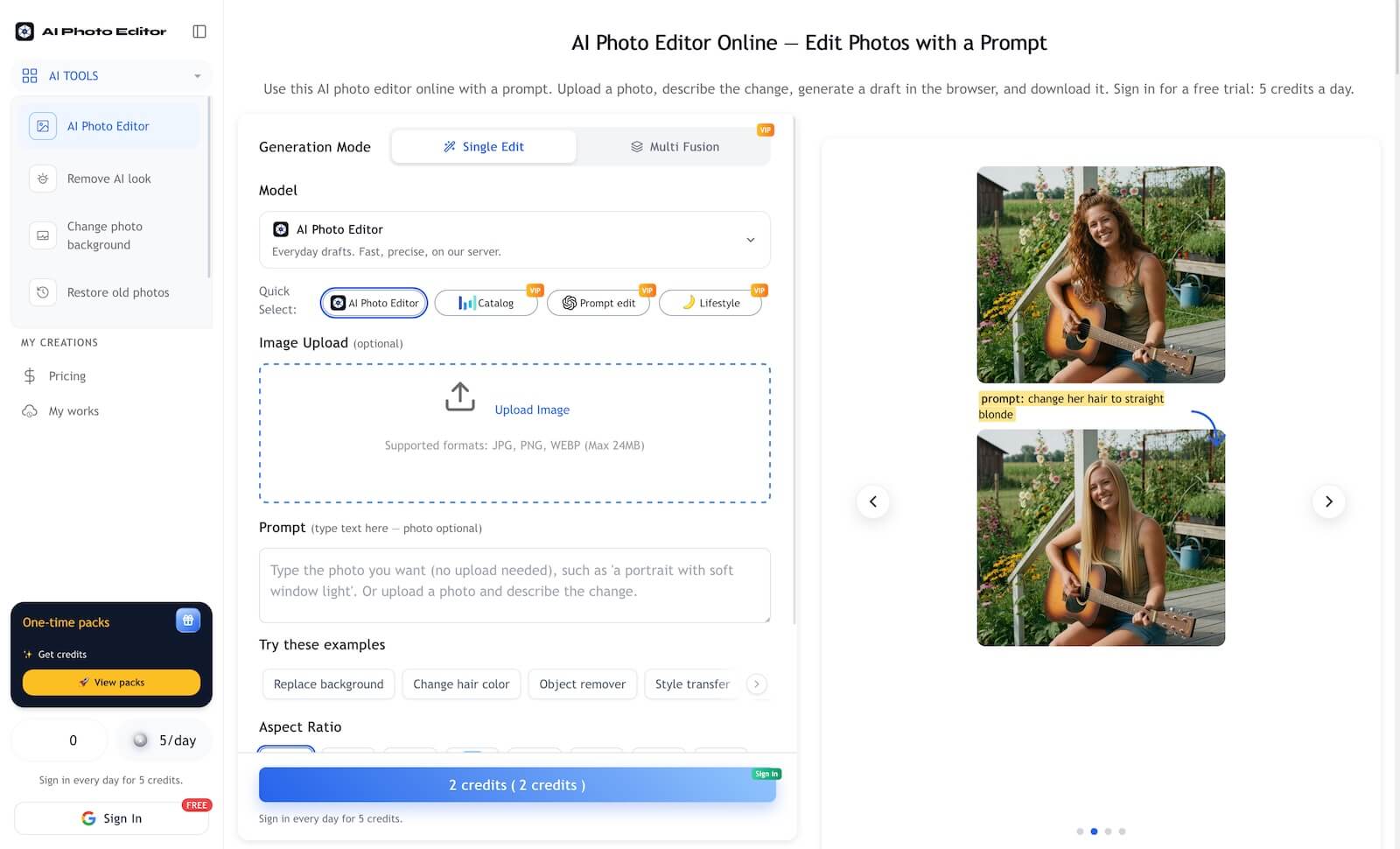 AI Photo Editor