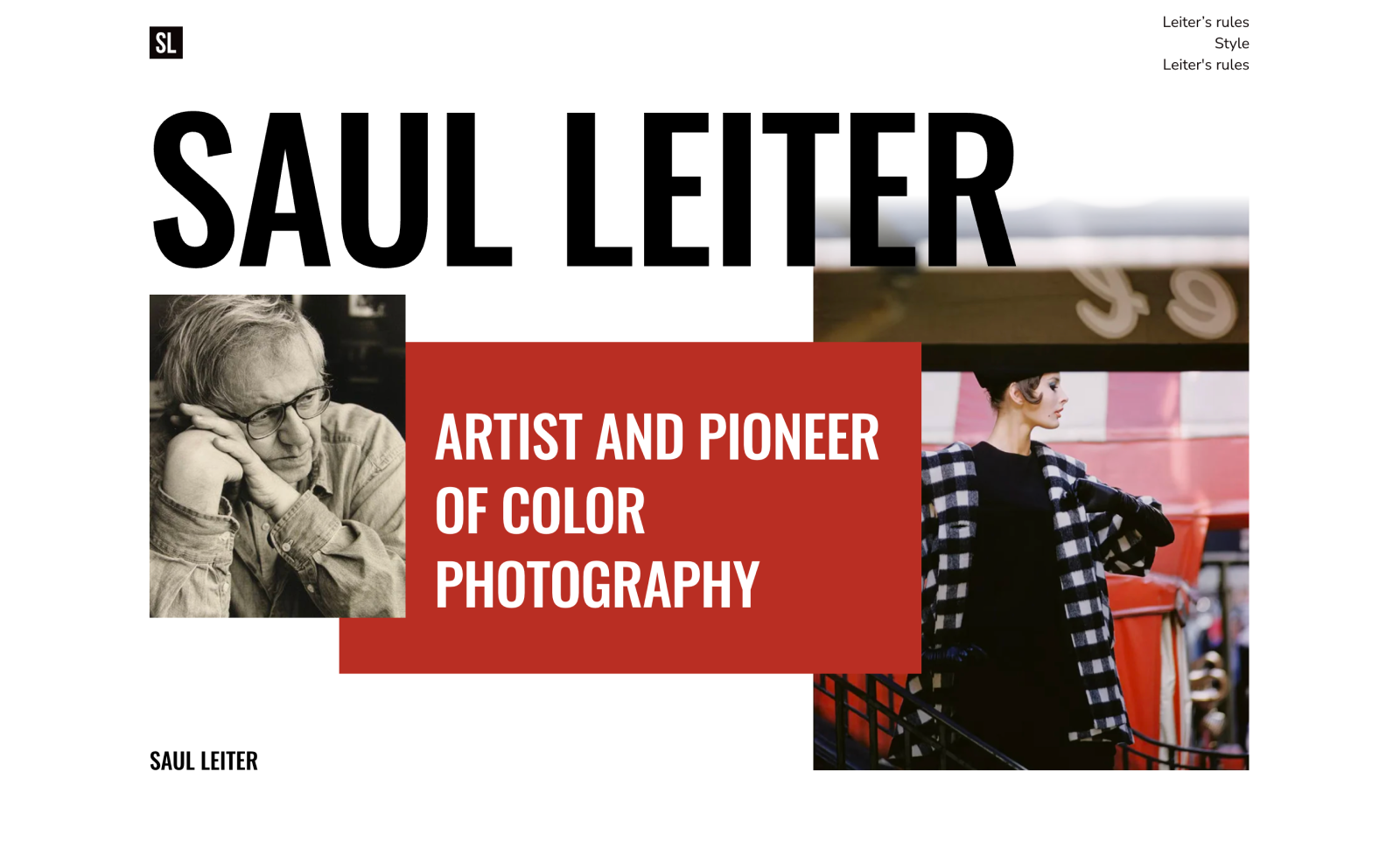 Saul Leiter Longread