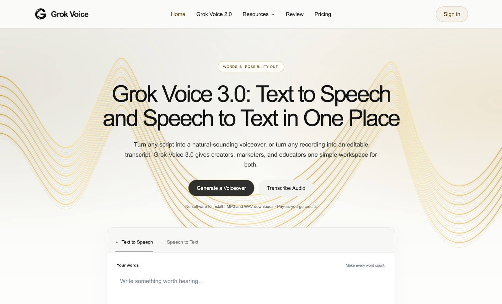 Grok Voice 3 0